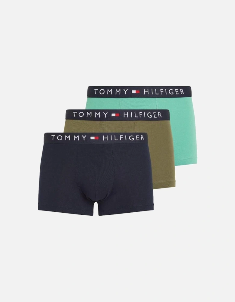 3-Pack Original Boxer Trunks, Desert Sky/Utility Olive/Green