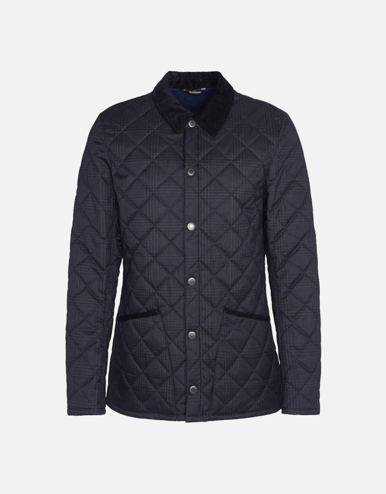 Checked Liddesdale Jacket Navy