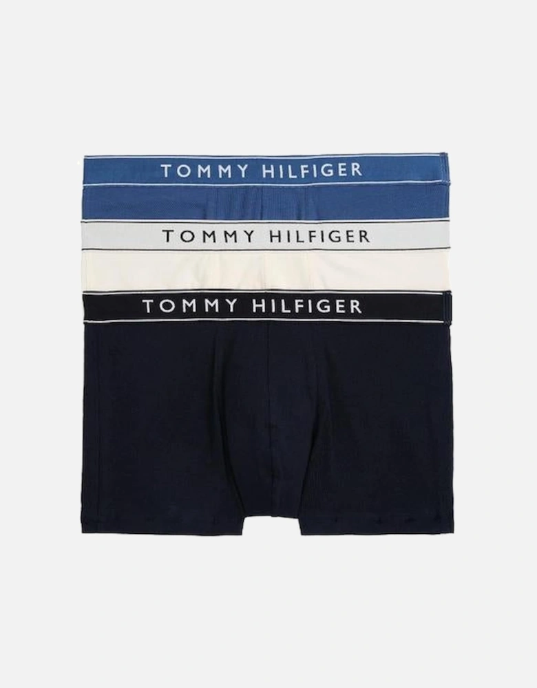 3-Pack Everyday Essentials Boxer Trunks, Desert Sky/Calico/Blue
