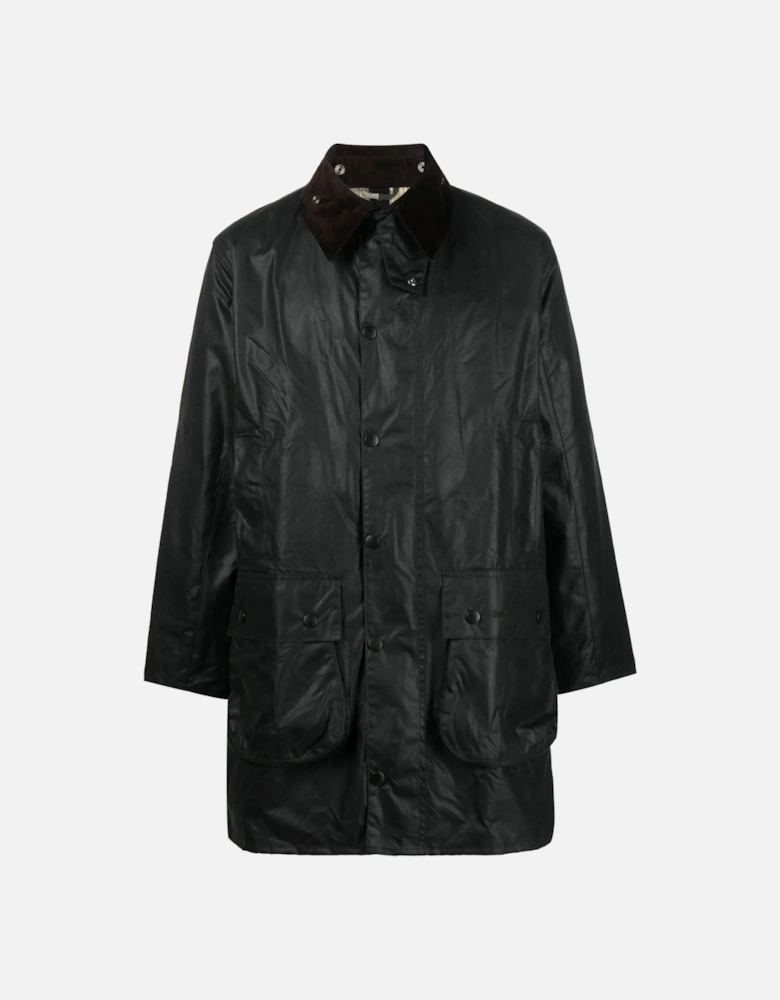 Border Wax Jacket Green