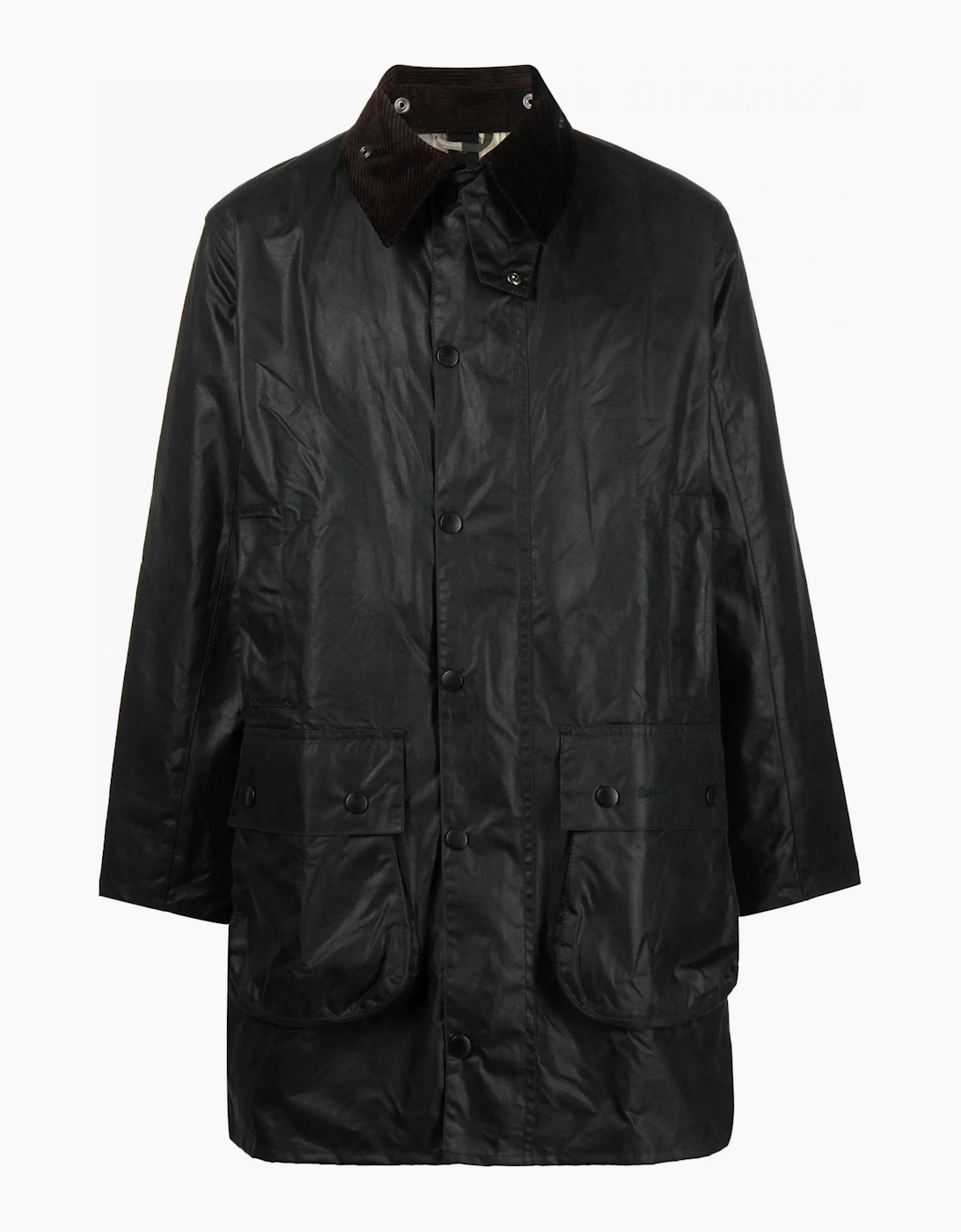 Barbour Men's Border Wax Jacket Green - Size: UK40-IT50