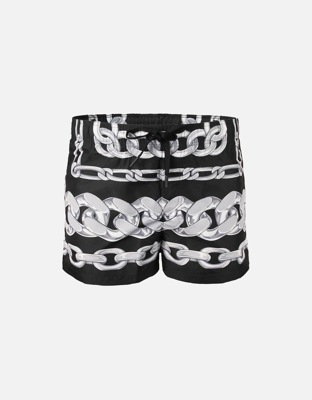 Medusa Chains Swim Shorts, Black/Silver, 5 of 4