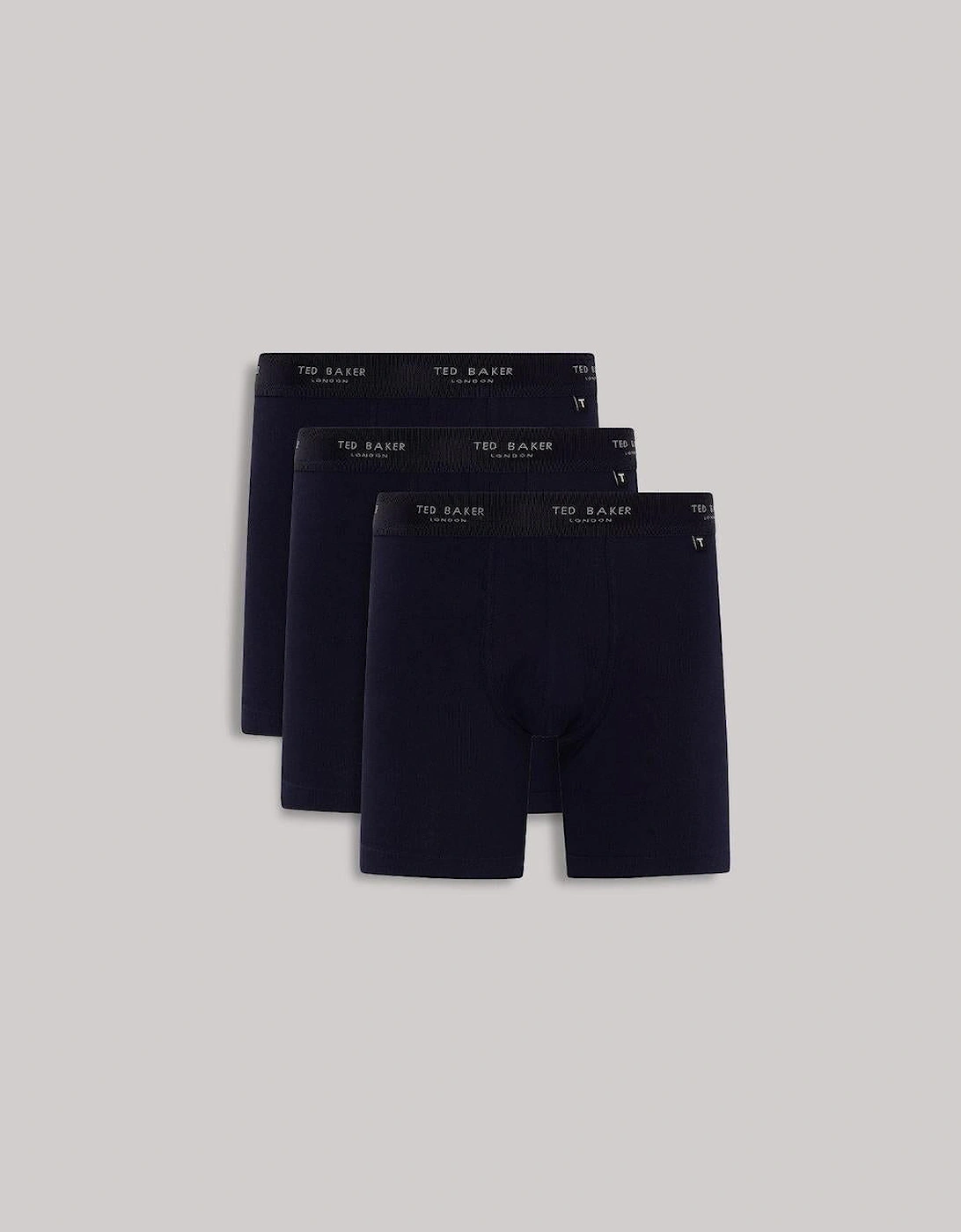 3-Pack New Silhouette Boxers, Navy, 2 of 1