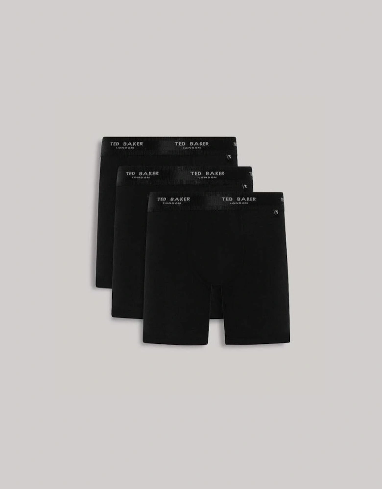 3-Pack New Silhouette Boxers, Black