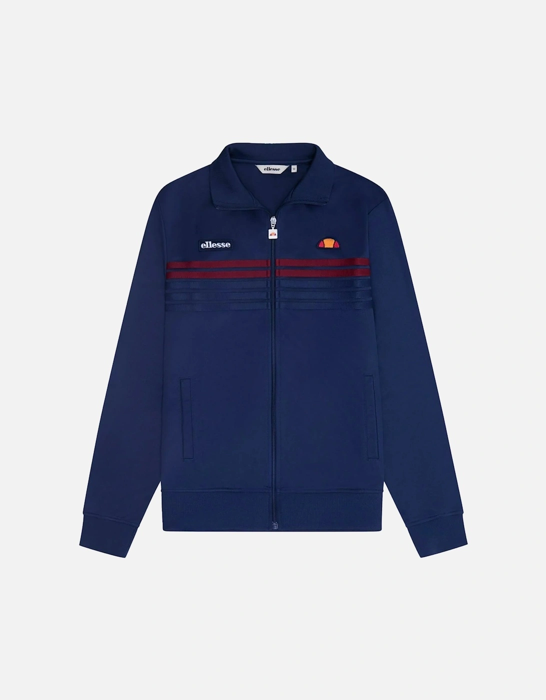 Vicenza Track Top Jacket Navy/Burgundy, 4 of 3