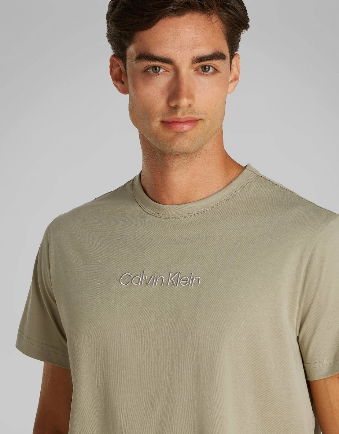 Crew Neck T-Shirt, Labyrinth Green