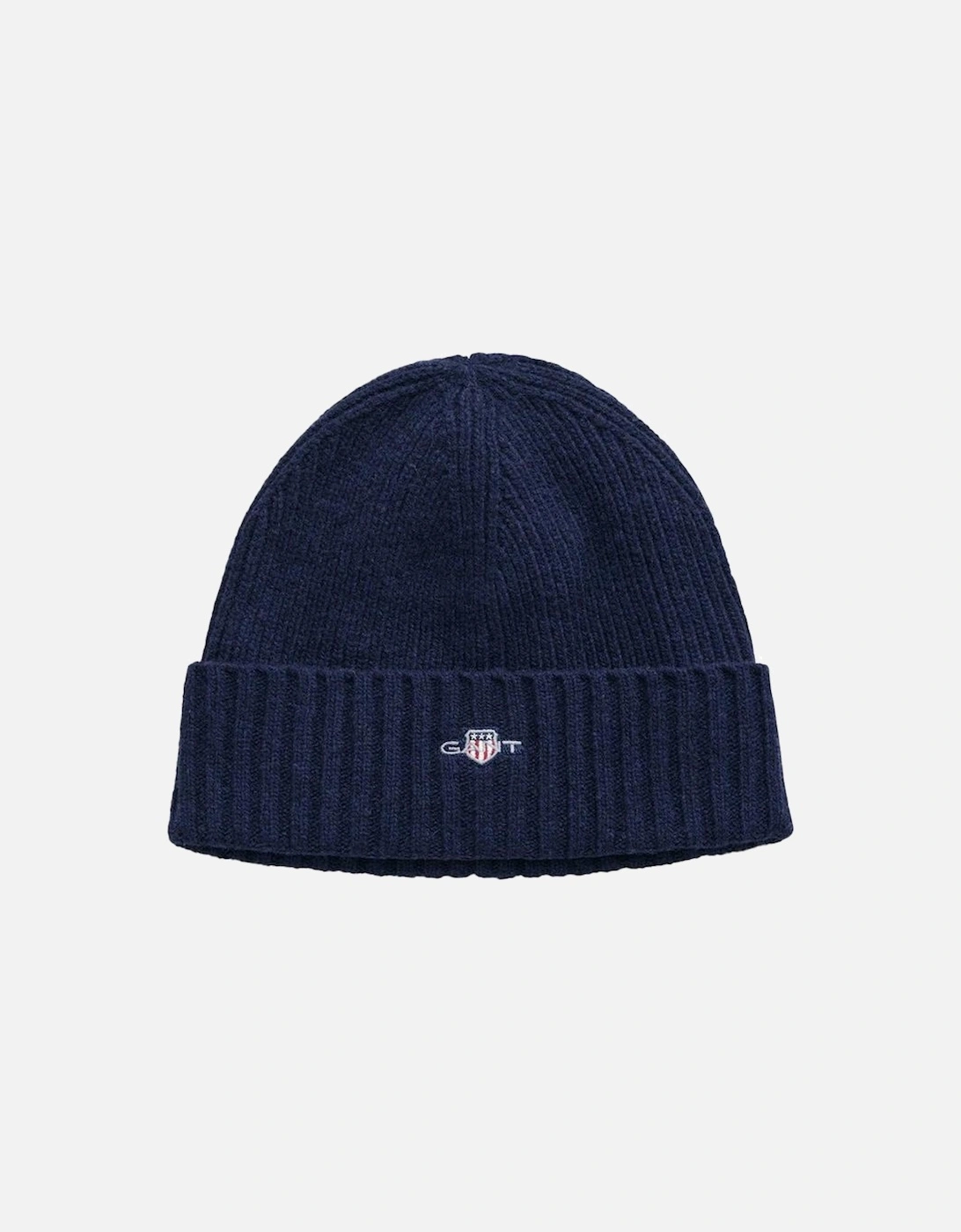 Shield Wool Beanie, Navy, 4 of 3