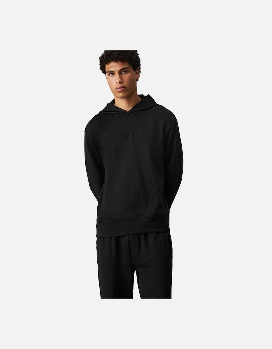 Modern Terry Lounge Hoodie, Black, 5 of 4