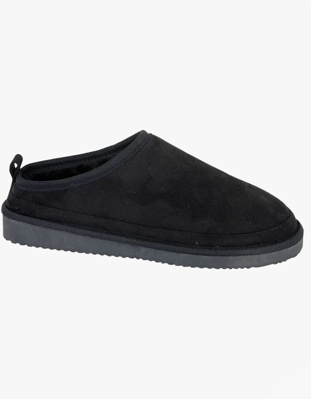 DAVID Mens Mules Slippers Black, 2 of 1