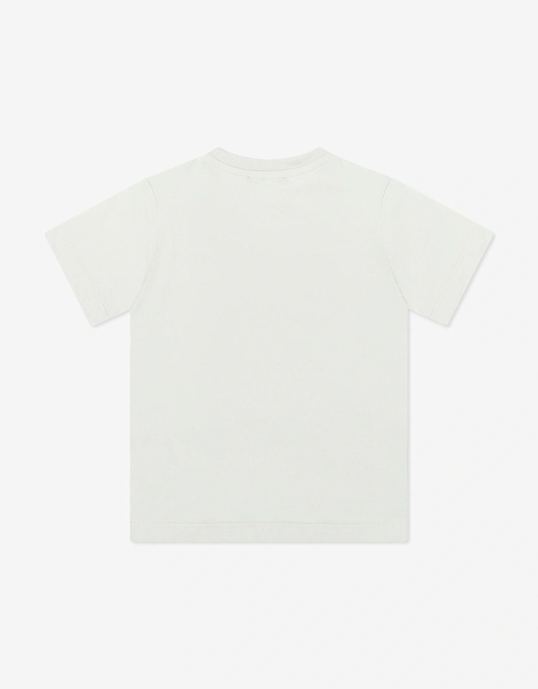 Boys Logo T-Shirt in Beige