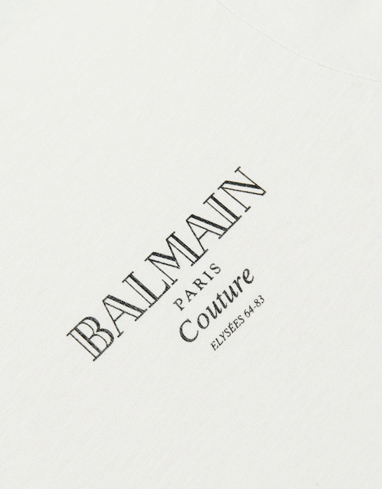 Boys Logo T-Shirt in Beige