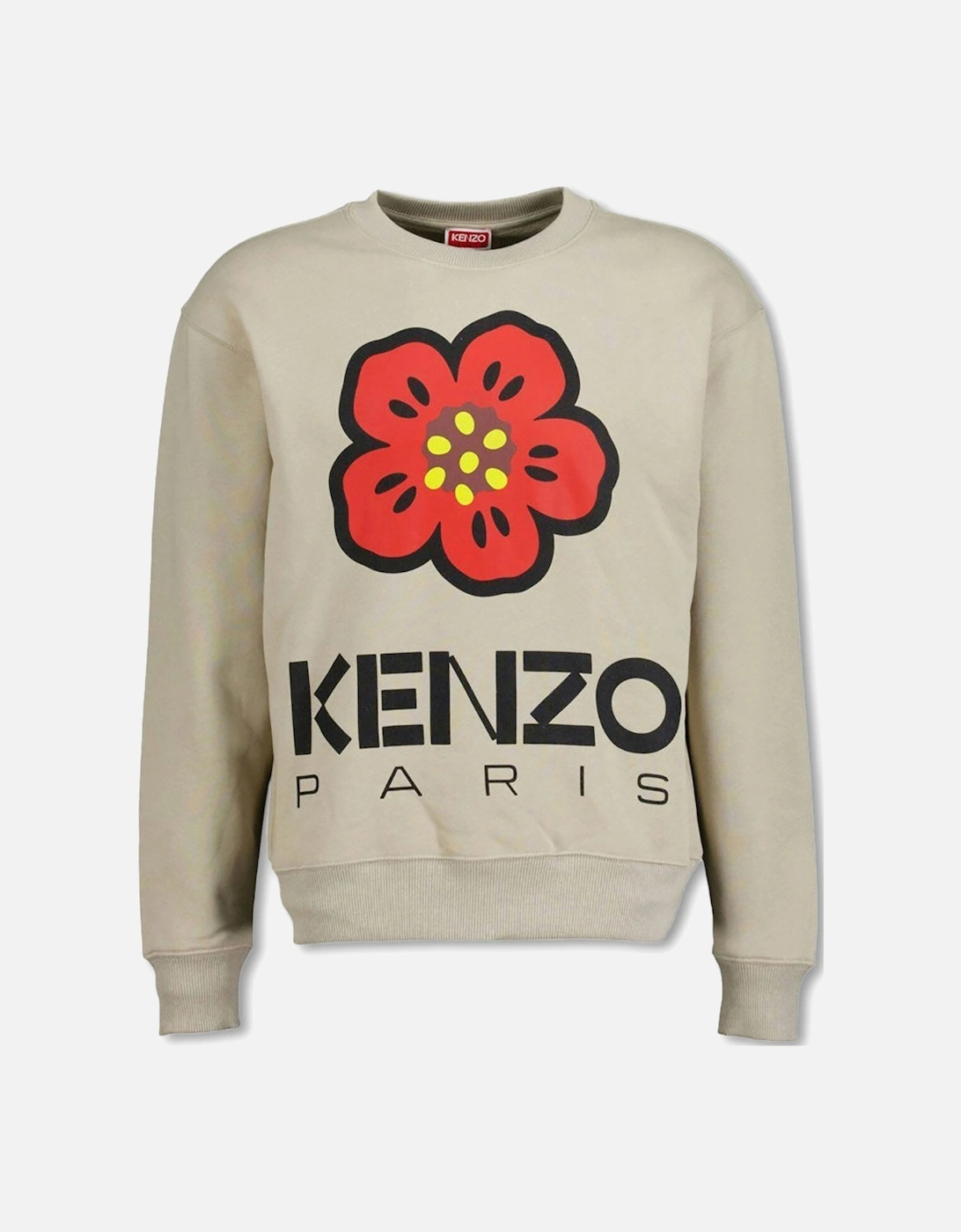 Men's Pale Grey Boke Flower Sweatshirt, 3 of 2