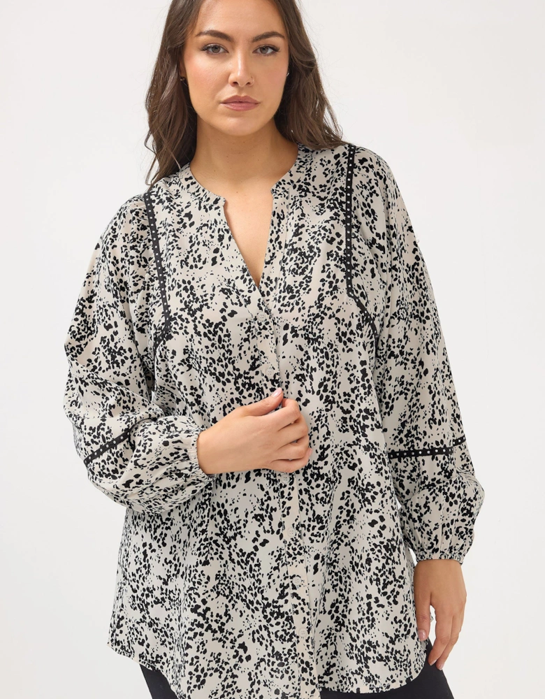 Spot Stud Detail Blouse