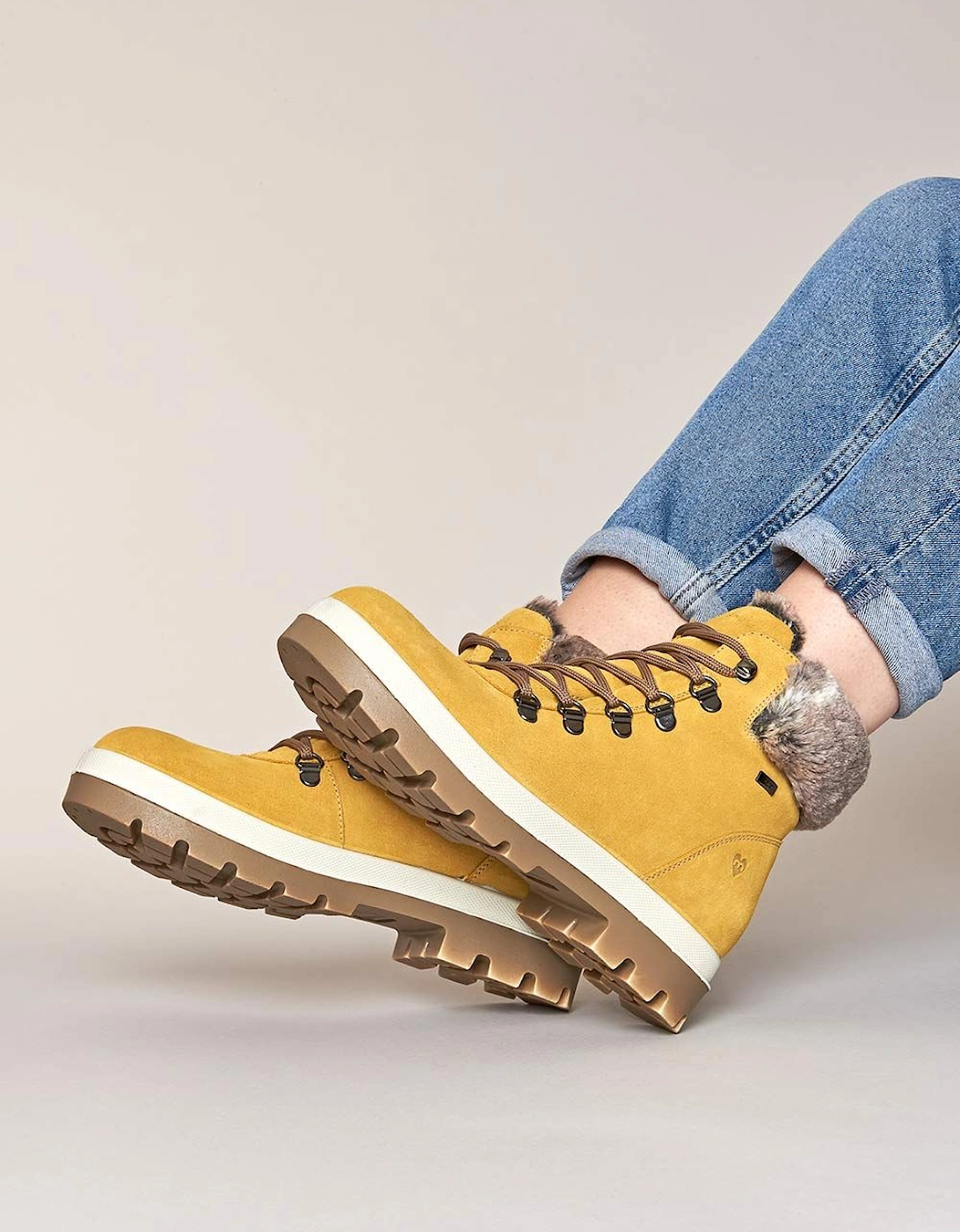 'Bedew' Ladies Suede Ankle Boots, 2 of 1