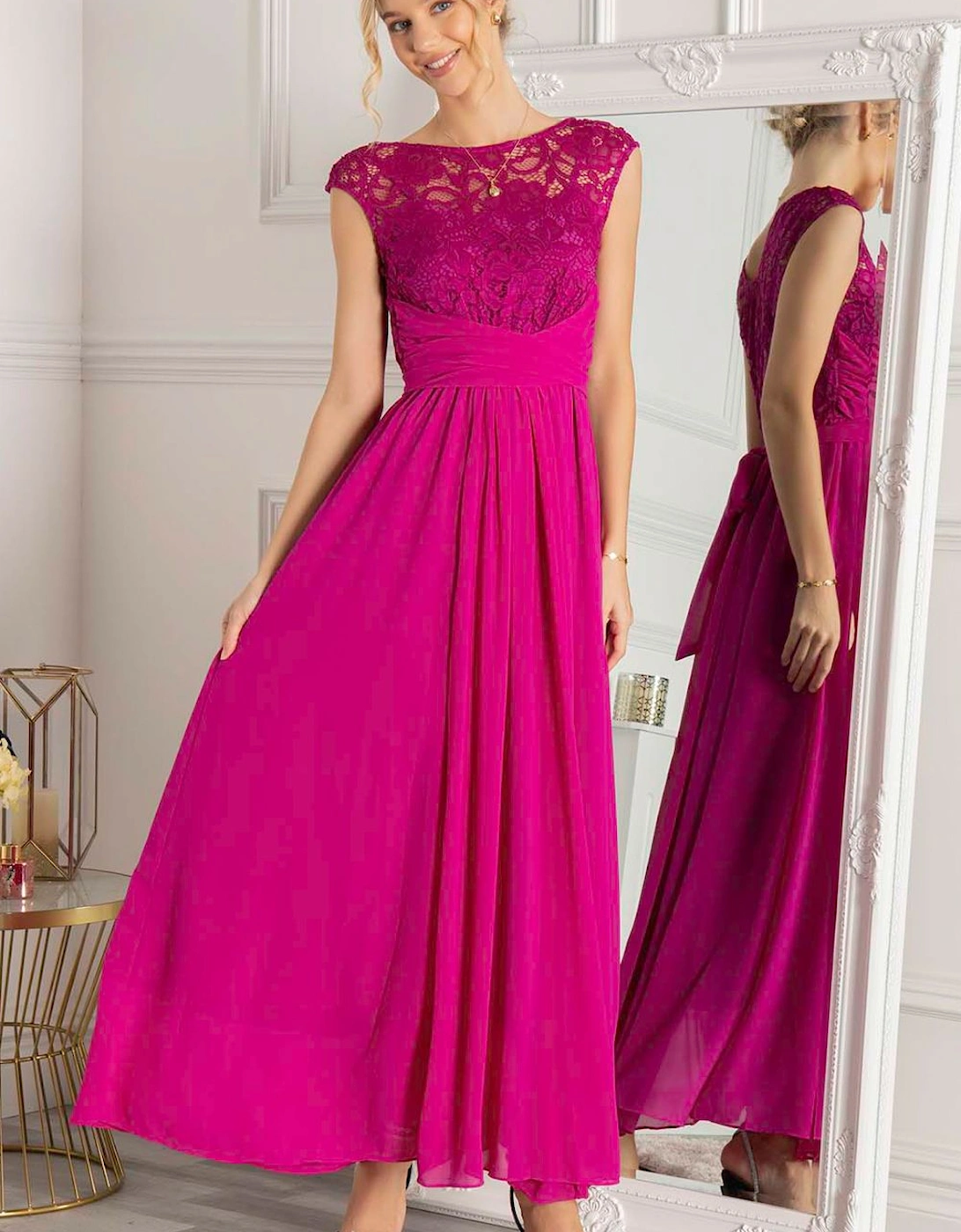 Lace Bodice Maxi Dress, 2 of 1