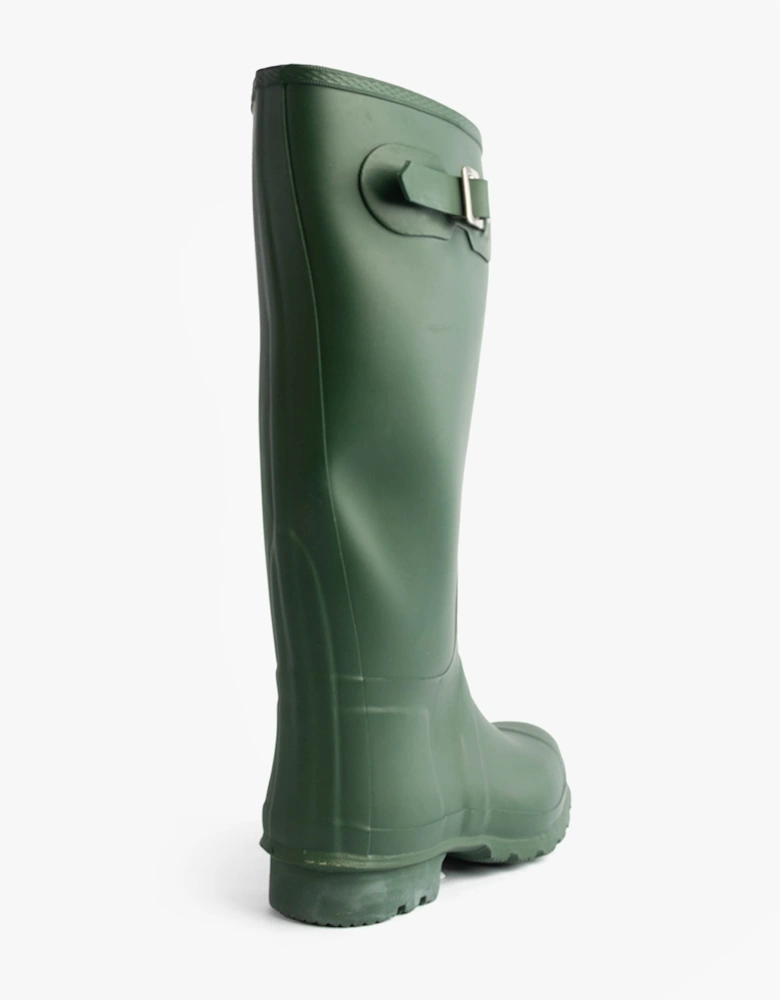 COUNTRY Wide Calf Unisex Buckle Wellington Boots Green