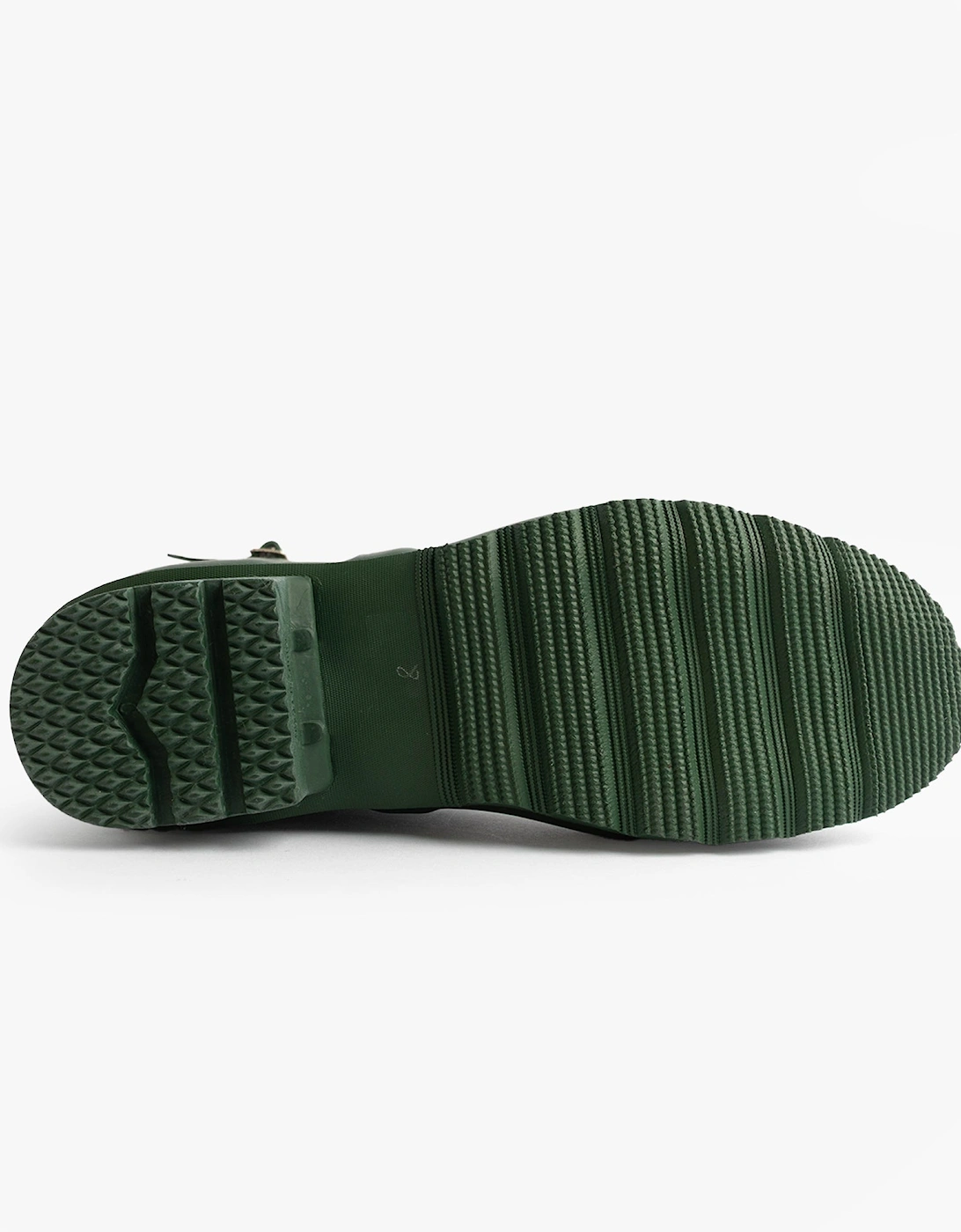 COUNTRY Wide Calf Unisex Buckle Wellington Boots Green