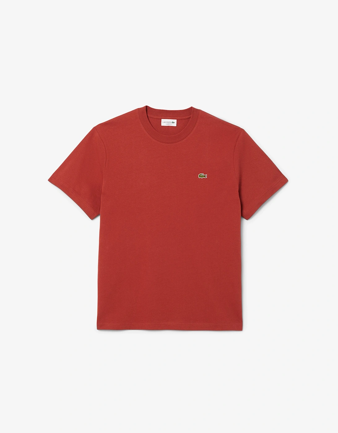 Lacoste Men's Cotton-T-Shirt - Red - Size: 34