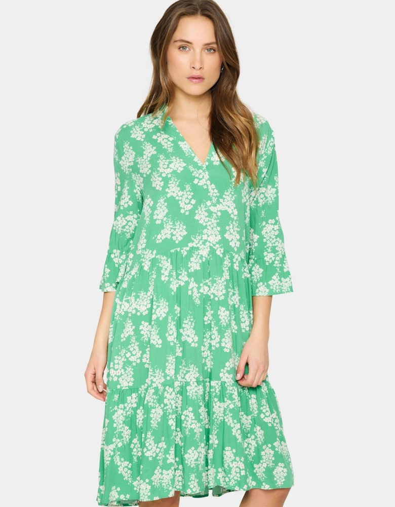 EdaSZ Knee Length Half Sleeves Dress