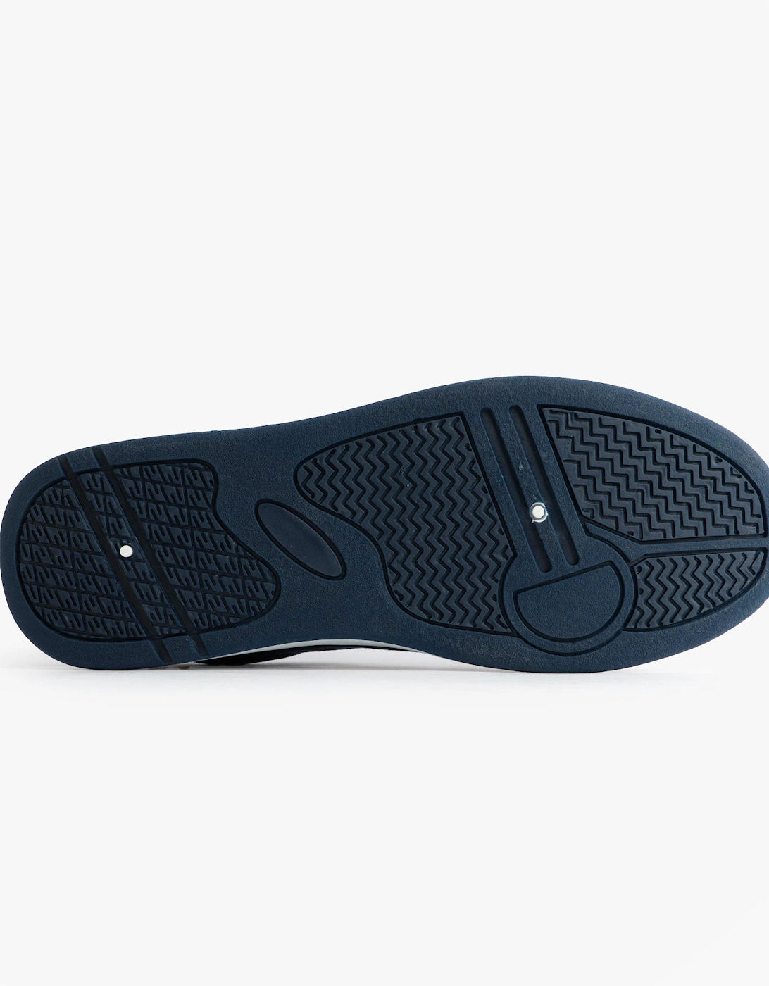 CHARLIE Mens Canvas 5 Eyelet Leisure Trainers Navy