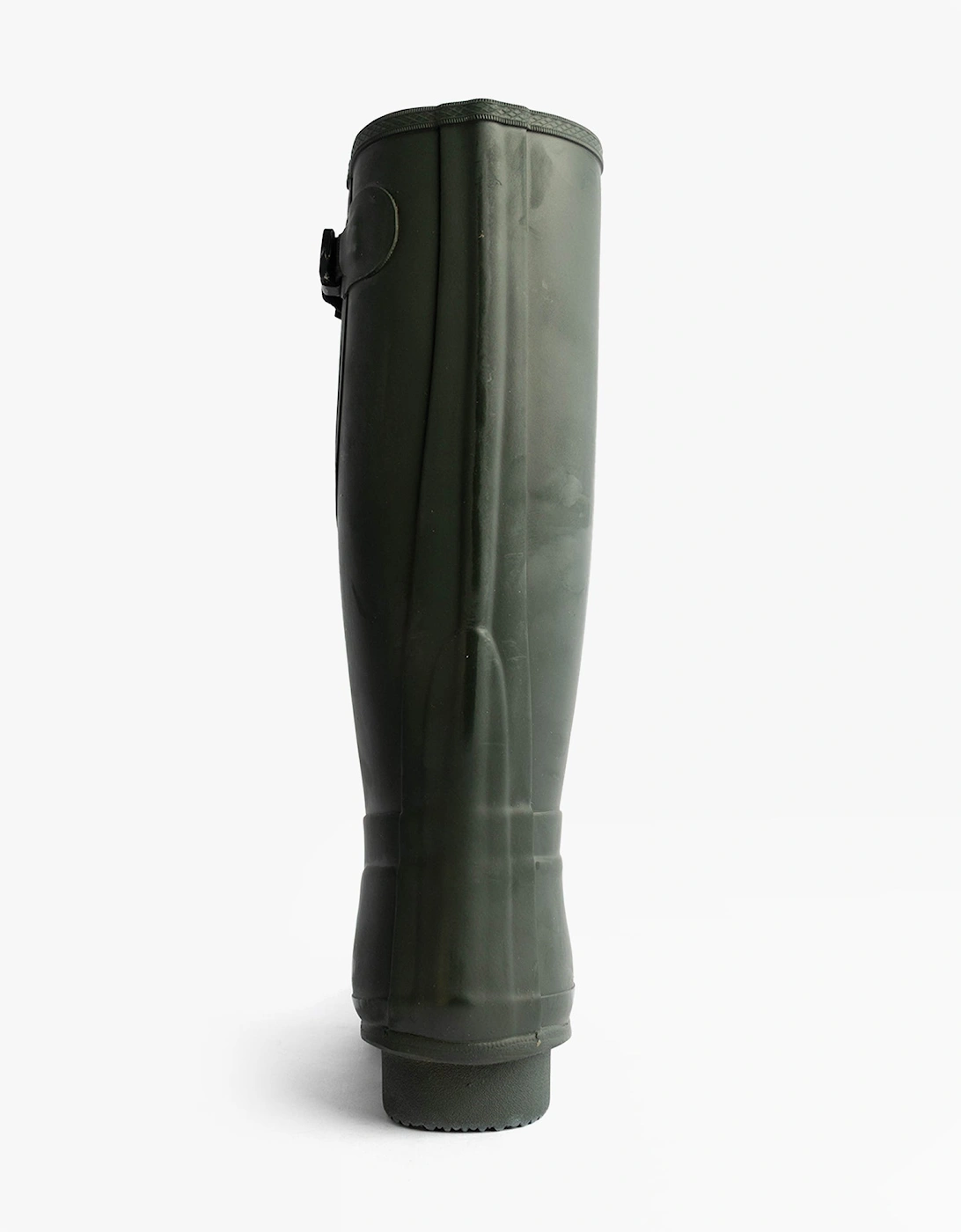 NEOPRENE Gusset Unisex Buckle Wellington Boots Olive Green