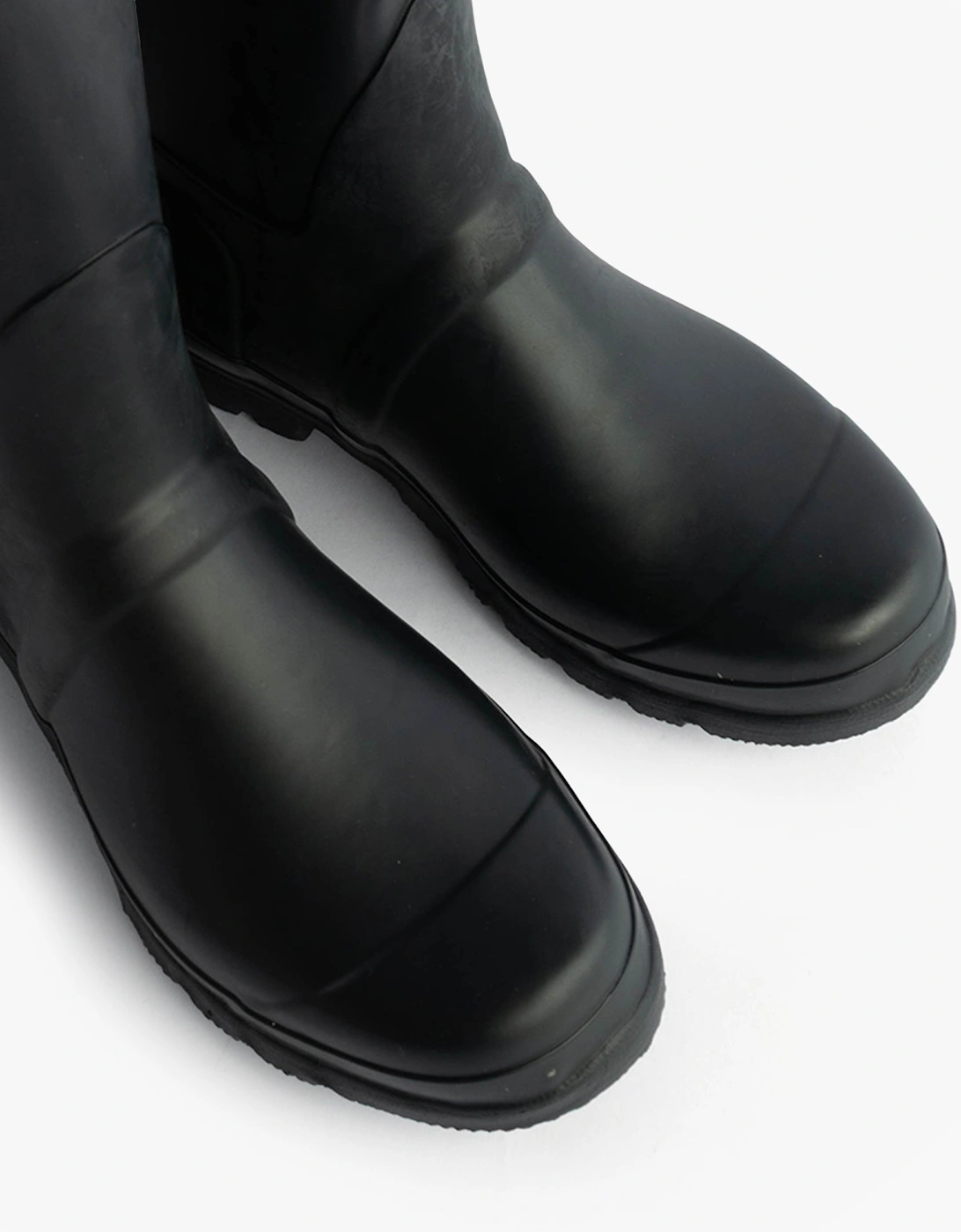 COUNTRY Wide Calf Unisex Buckle Wellington Boots Navy Blue