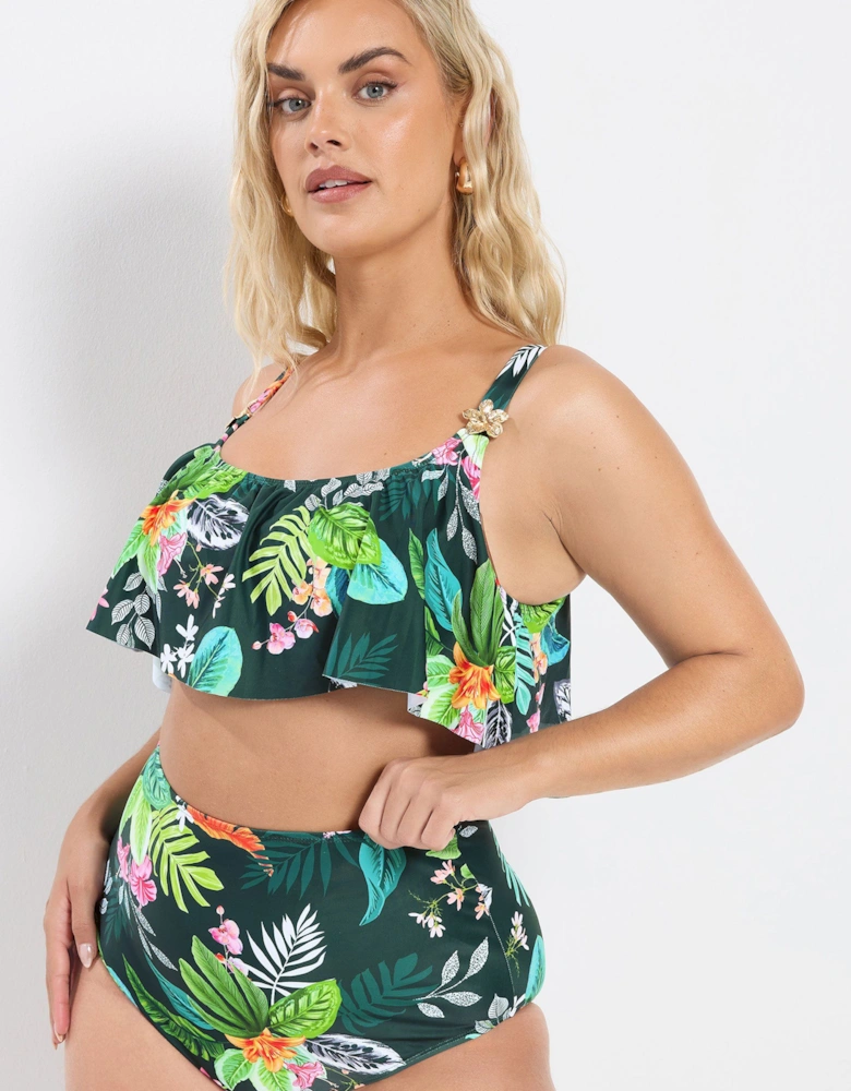 Tropical Tummy Control Bikini Briefs