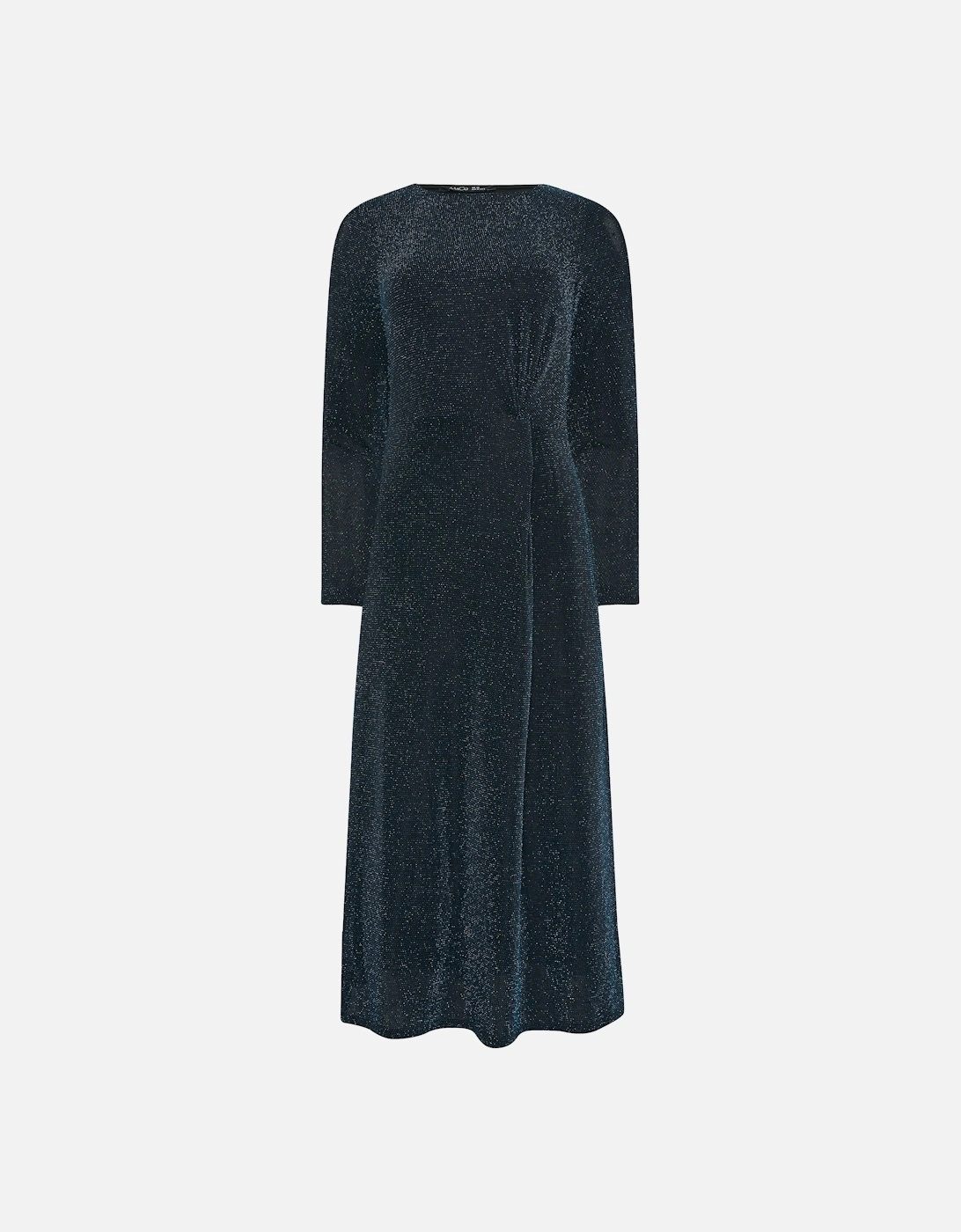 Metallic Twist Front Midi Dress, 2 of 1