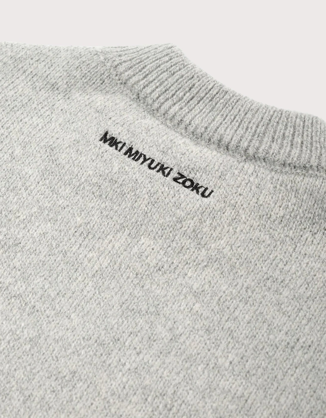 Oversized Fit Mohair Blend Knit Crew Jumper