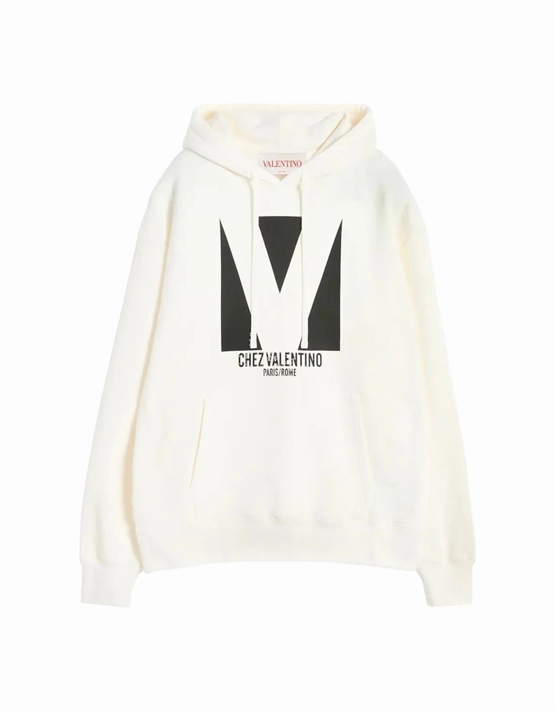 Chez Print Hoodie in White, 3 of 2