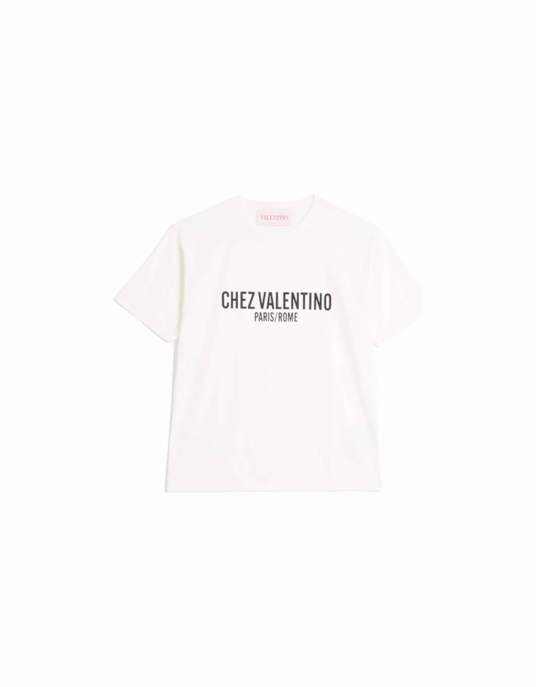 Chez Paris/Rome T-Shirt in White
