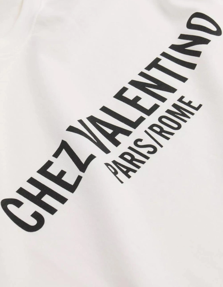 Chez Paris/Rome T-Shirt in White