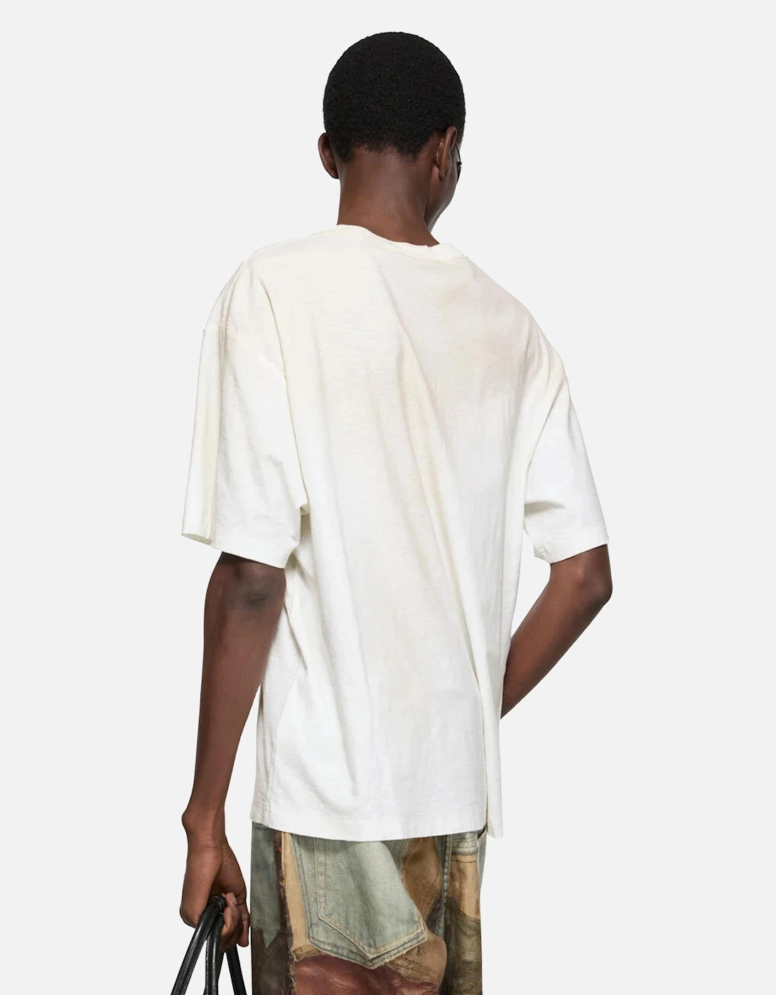 Stockholm Logo T-Shirt in 'Dusty White'