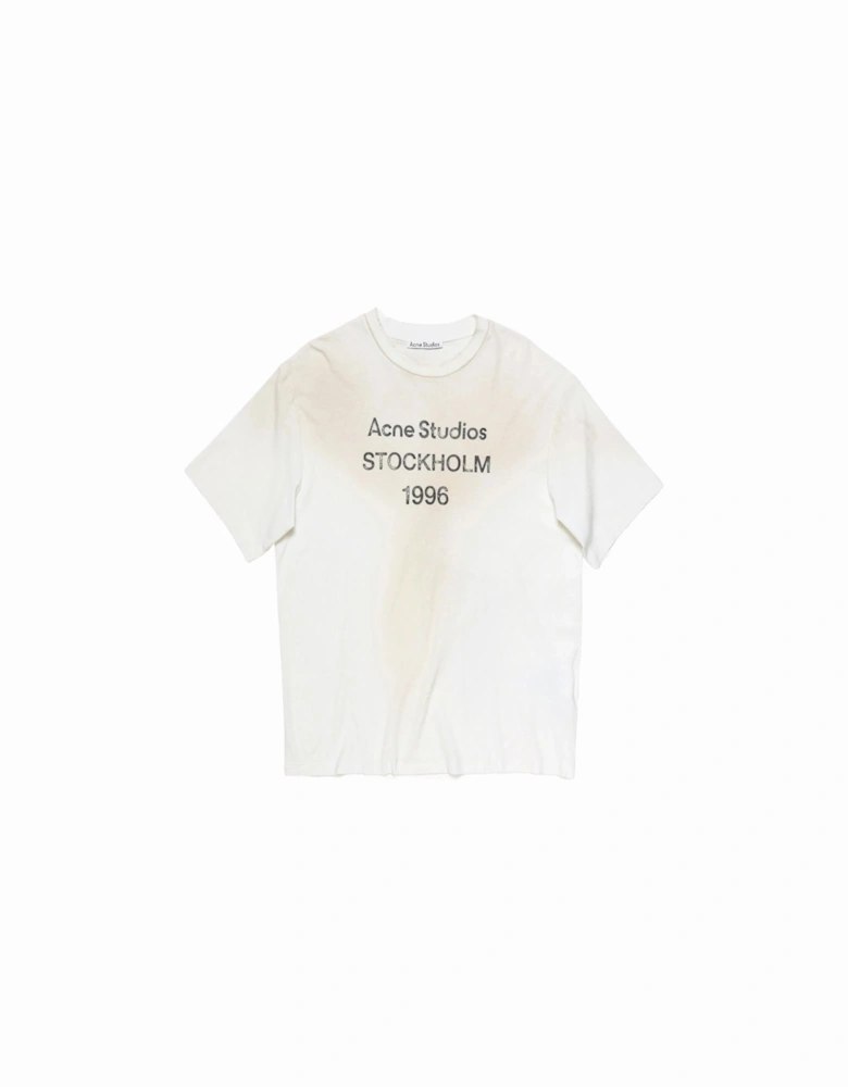 Stockholm Logo T-Shirt in 'Dusty White'