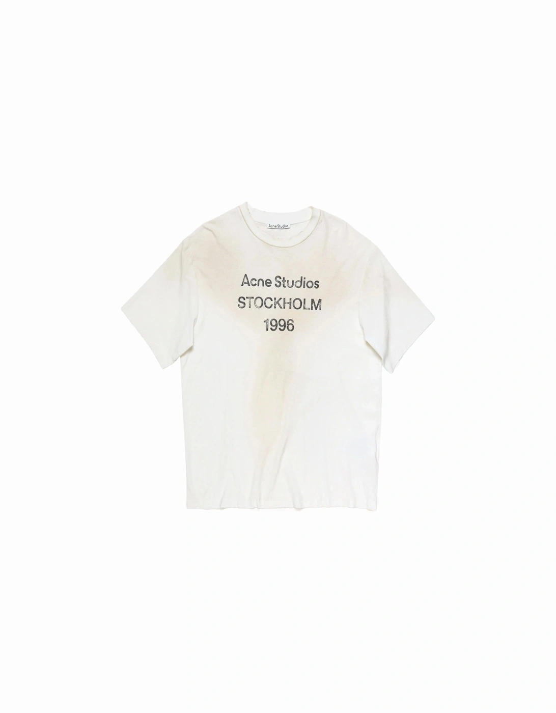 Stockholm Logo T-Shirt in 'Dusty White', 5 of 4