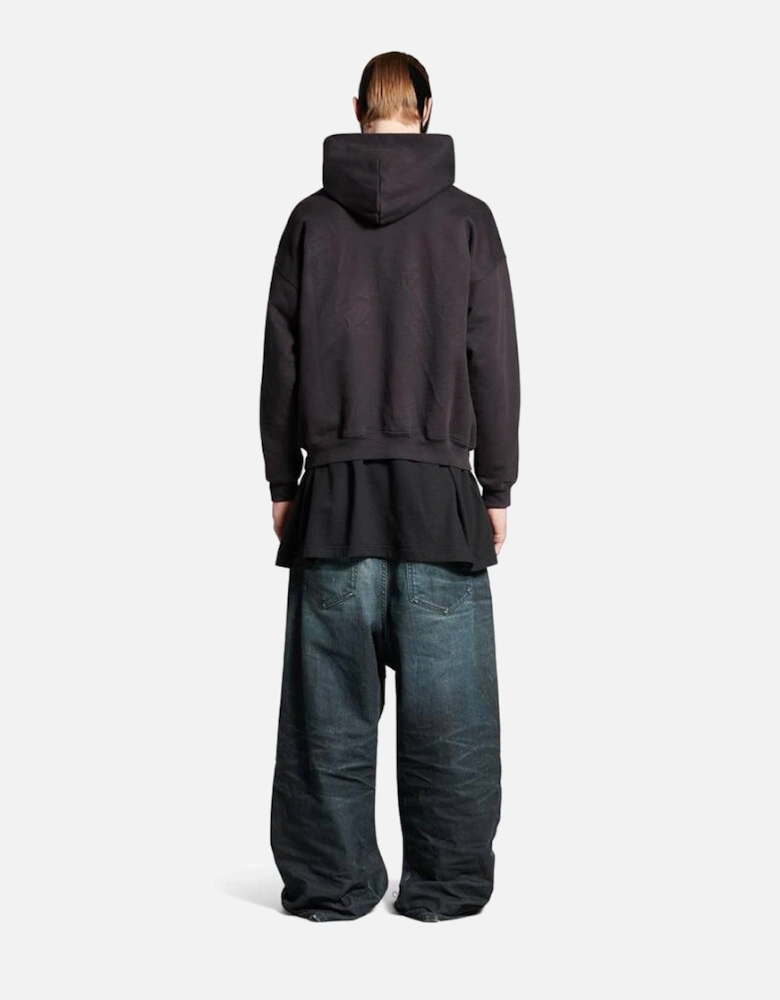 Loop Sports Icon Hoodie in Washed Black