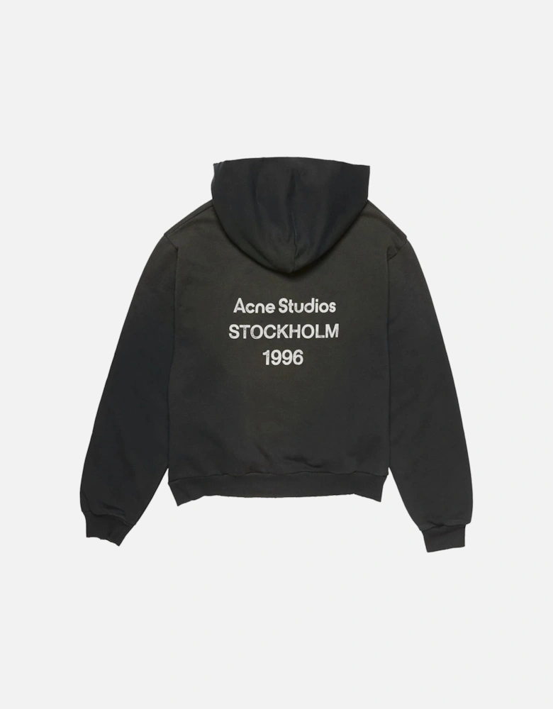 Stockholm Logo Hoodie in Black