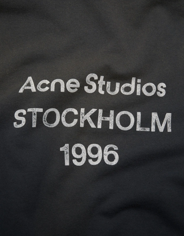 Stockholm Logo Hoodie in Black