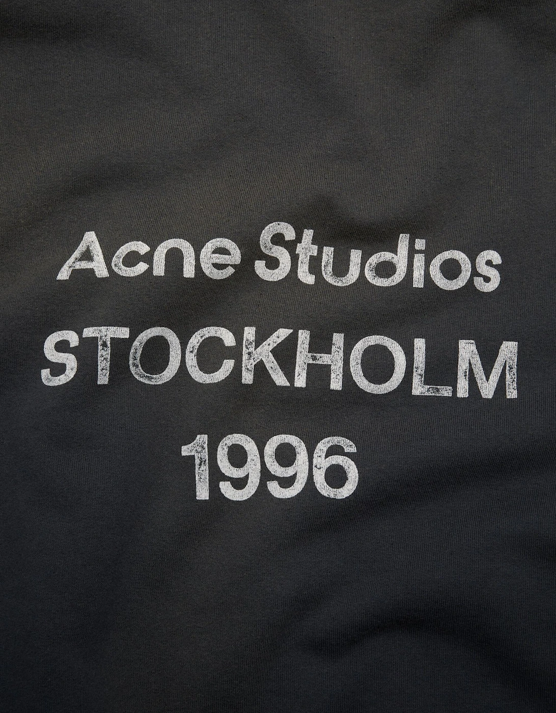 Stockholm Logo Hoodie in Black