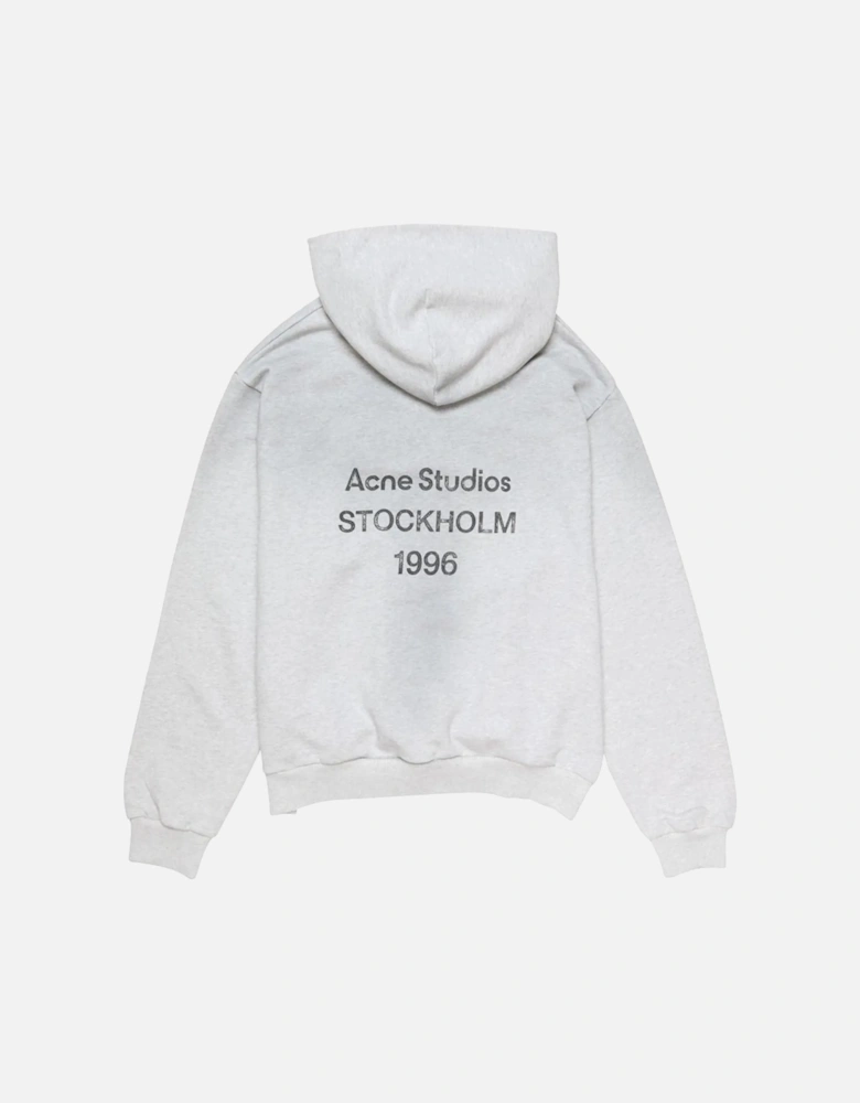 Stockholm Logo Hoodie in Grey