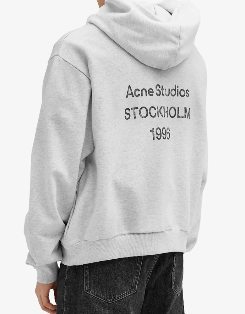 Stockholm Logo Hoodie in Grey