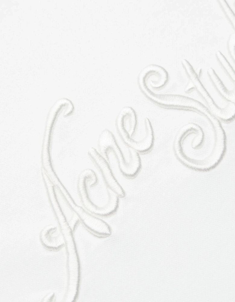 Embroidered Logo T-Shirt in White