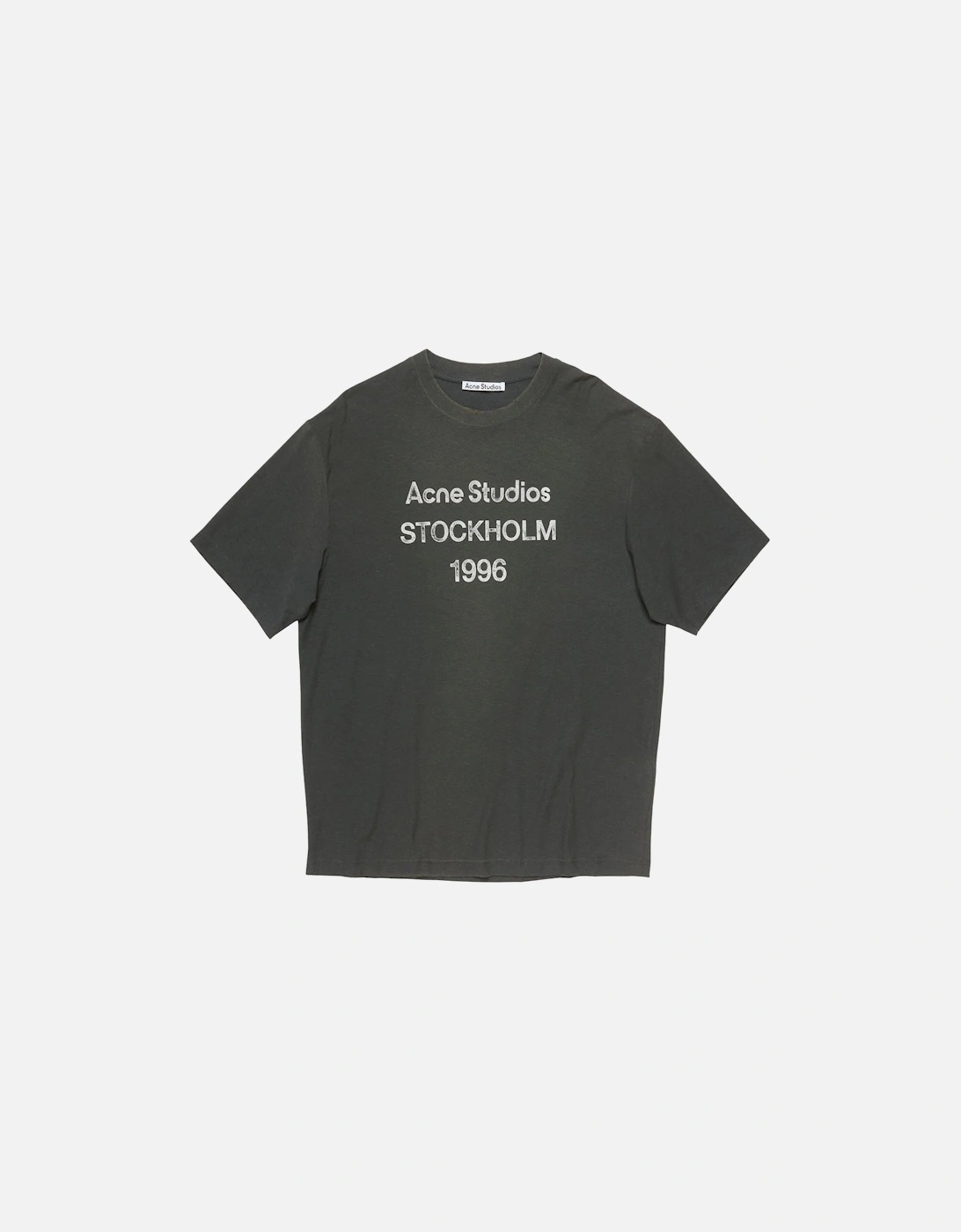 Stockholm Logo T-Shirt in Faded Black, 3 of 2