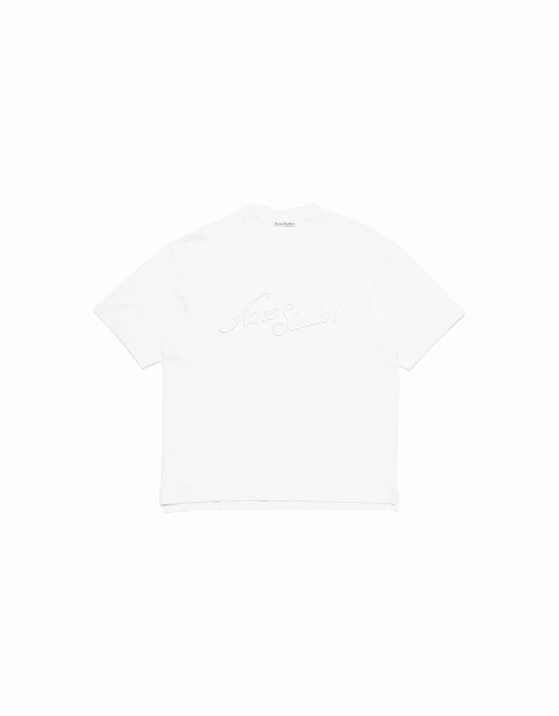Embroidered Logo T-Shirt in White, 5 of 4