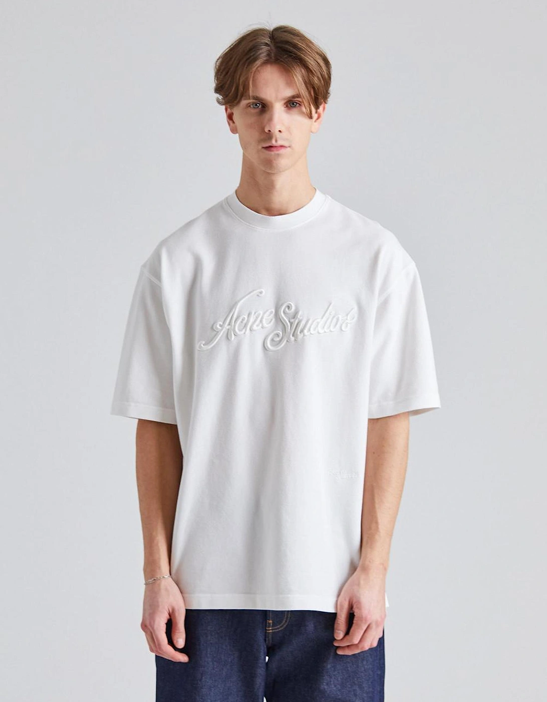 Embroidered Logo T-Shirt in White
