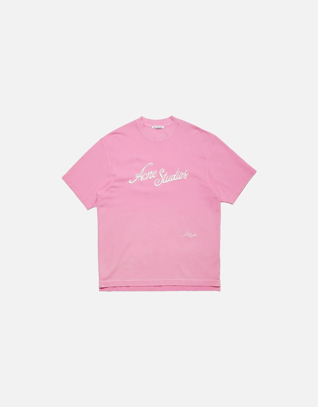 Embroidered Logo T-Shirt in Pink, 5 of 4
