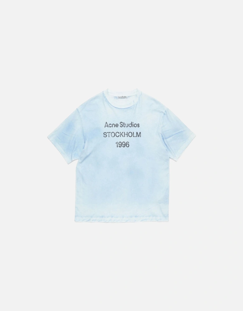 Stockholm Logo T-Shirt in 'Dusty Blue'
