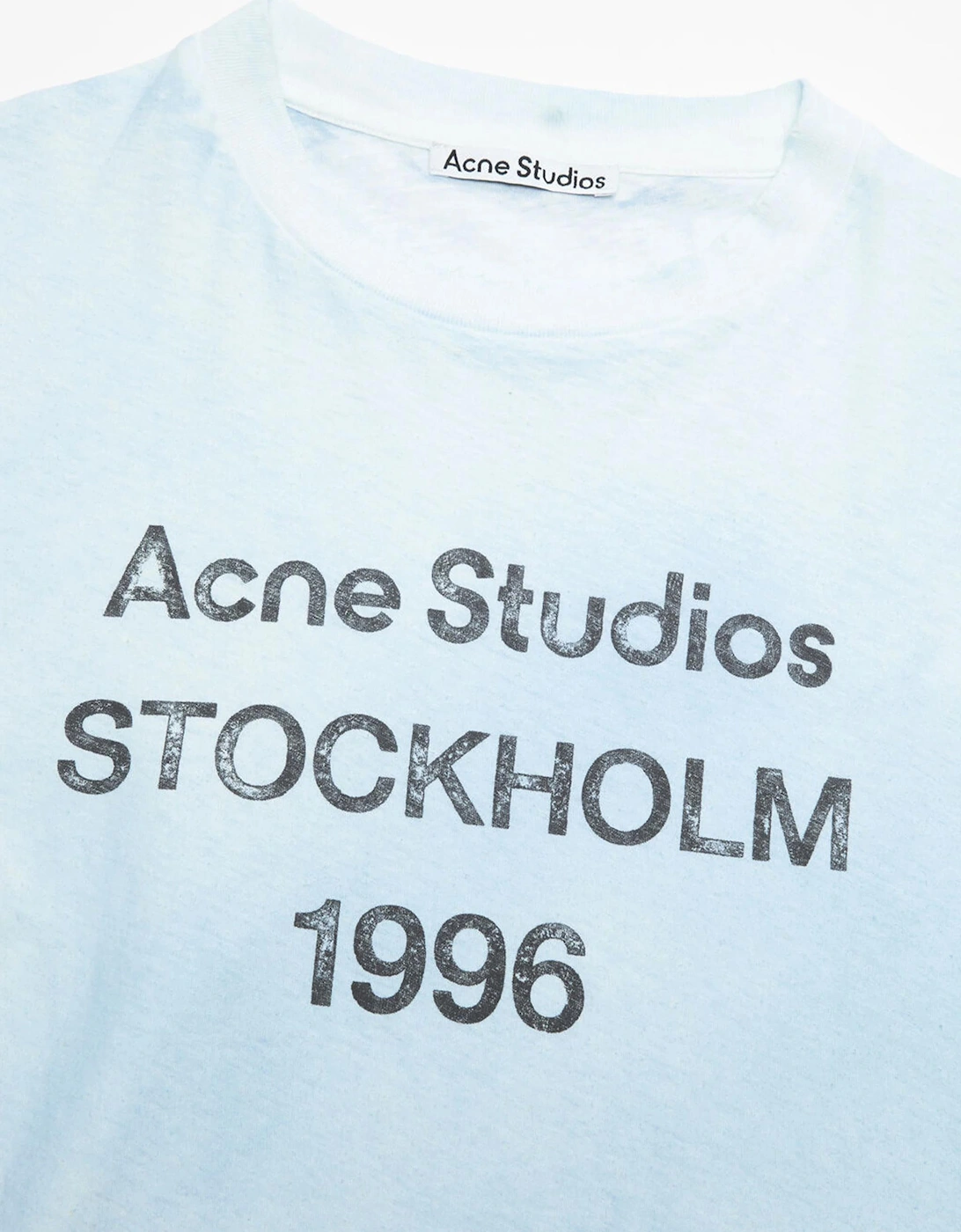 Stockholm Logo T-Shirt in 'Dusty Blue'