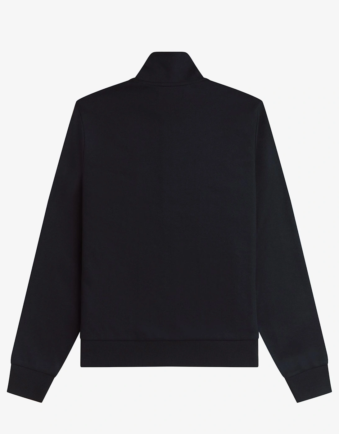 J1335 Knitted Front Track Jacket - Black