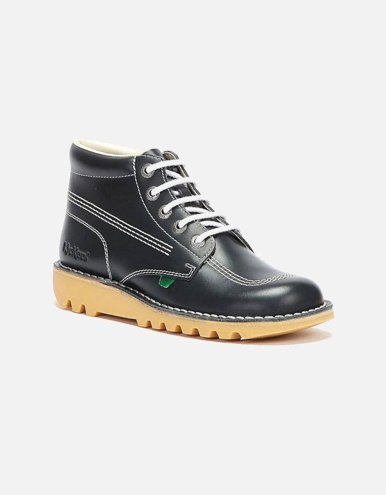 Kick Hi Core Leather Men's Navy/Natural Boots